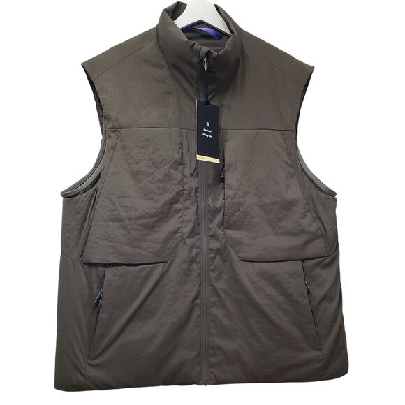 NWT LULULEMON Insulated Hiking Vest LM4AIES Ripstop Green Men's Size XL - Picture 1 of 11